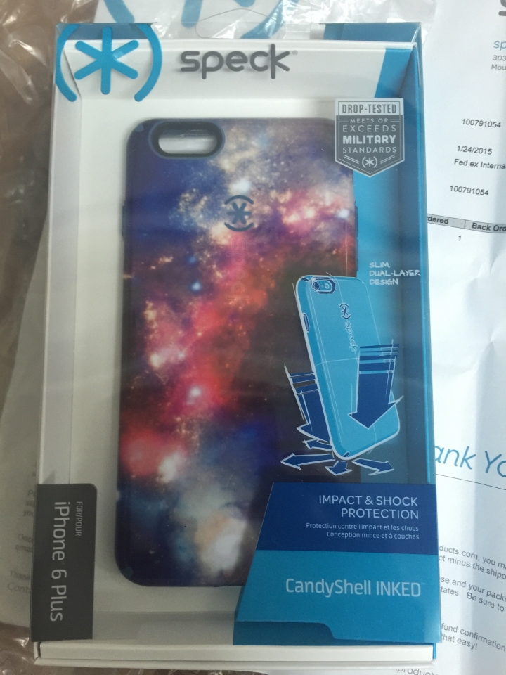 Speck candy shell inked for Iphone6 plus簡易開箱