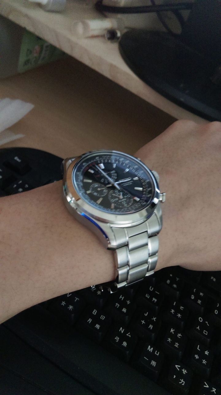 [開箱]入手SEIKO SPC127P1 萬年曆多功能計時碼錶