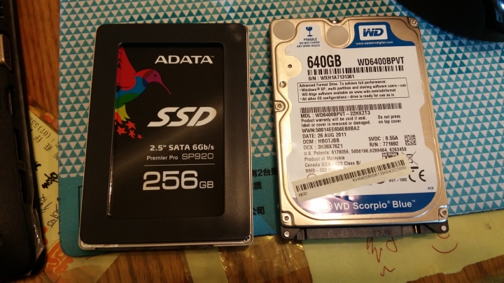 Acer 4752G 升級SSD (圖多慎入)