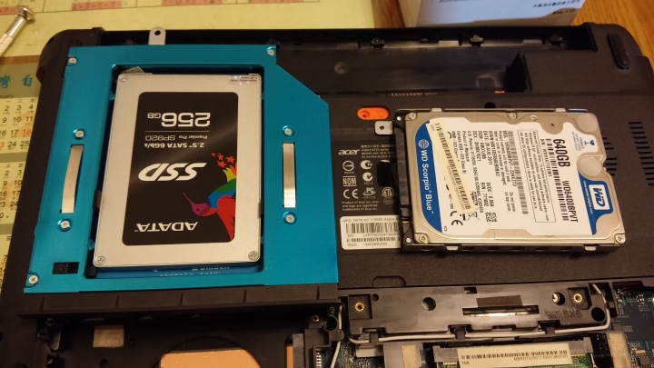 Acer 4752G 升級SSD (圖多慎入)
