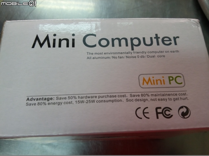 [簡單開箱]Intel Bay Trail-M N2810 MINI PC