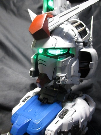1/20 GP04鋼彈頭像加人物