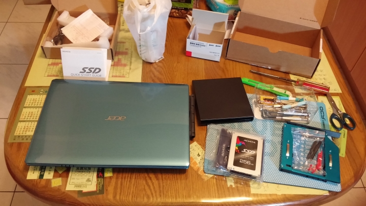 Acer 4752G 升級SSD (圖多慎入)