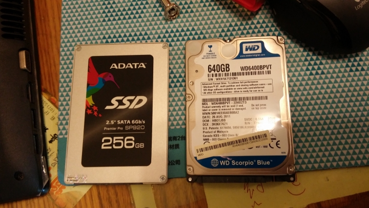 Acer 4752G 升級SSD (圖多慎入)