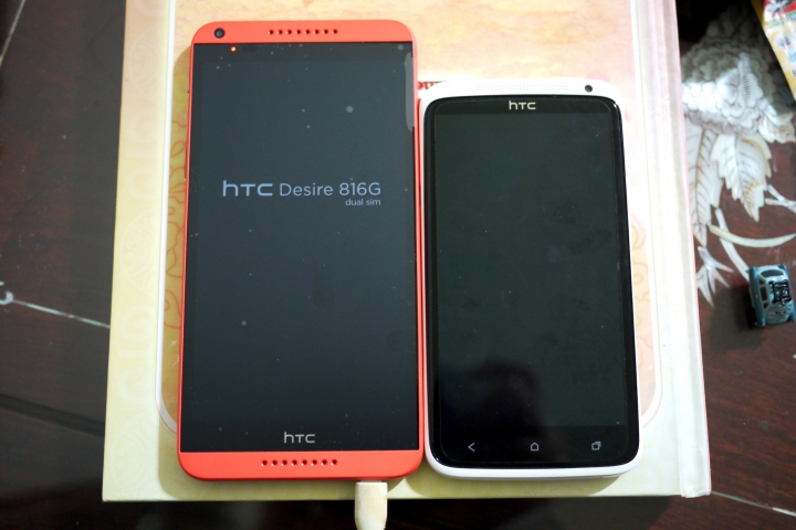 【簡單開箱】媽媽學會LINE，提前買的生日禮物-HTC desire 816G