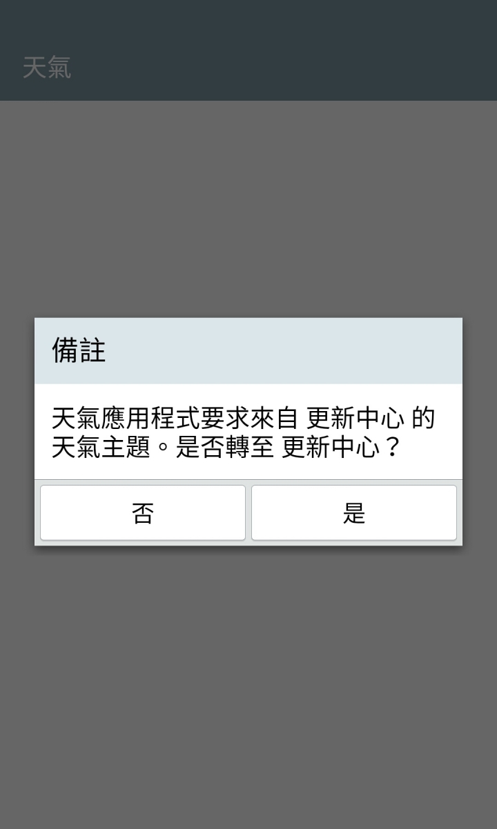 G Pro 2更新5.01後，天氣無法使用
