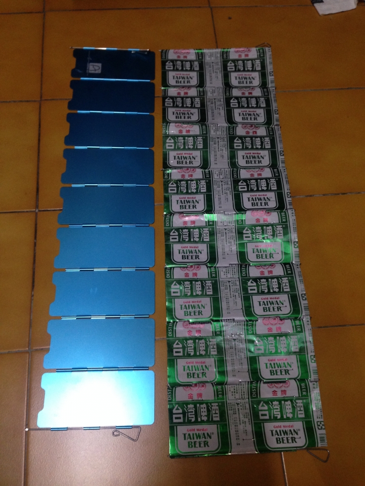 超輕量化瓦斯爐檔風板DIY