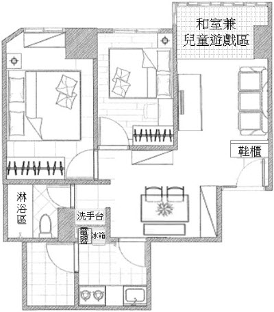 <風水格局請益>小2房2廳 [已解決]