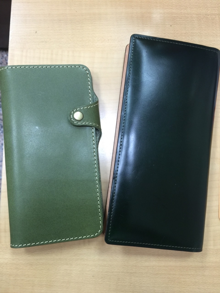 剛到貨 jaca jaca iphone6 plus 綠色側掀皮套