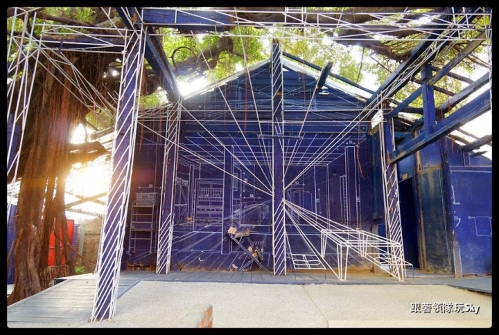 台南景點推薦-藍晒圖強勢回歸在司法宿舍文創園區[ 3D立體藍晒圖 ]