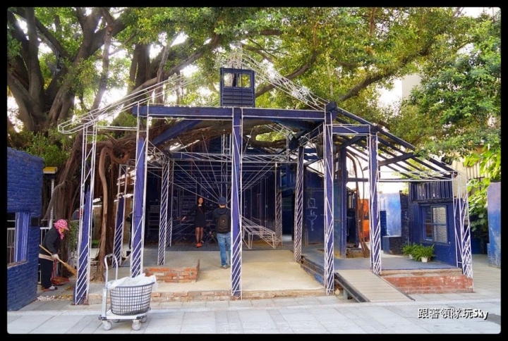 台南景點推薦-藍晒圖強勢回歸在司法宿舍文創園區[ 3D立體藍晒圖 ]