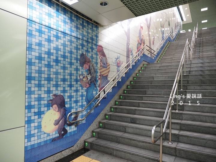 【台北景點】遇見幾米之隨逛南港捷運站