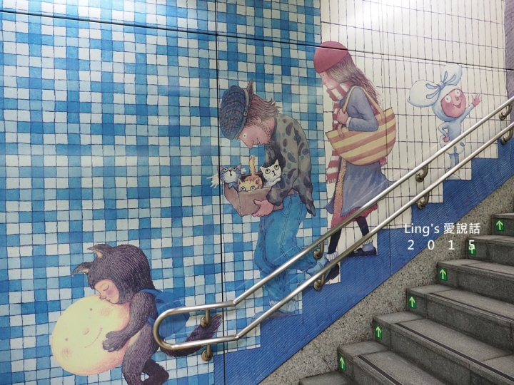 【台北景點】遇見幾米之隨逛南港捷運站