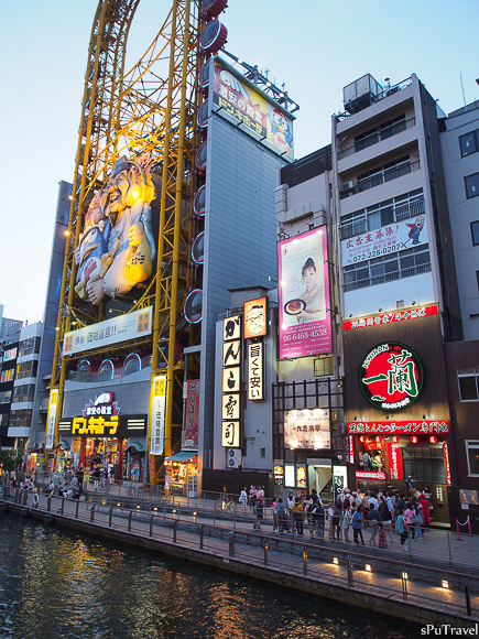 [日本 大阪] 玲瑯滿目的夜世界─心齋橋、道頓堀商圈..本家章魚燒、王將餃子