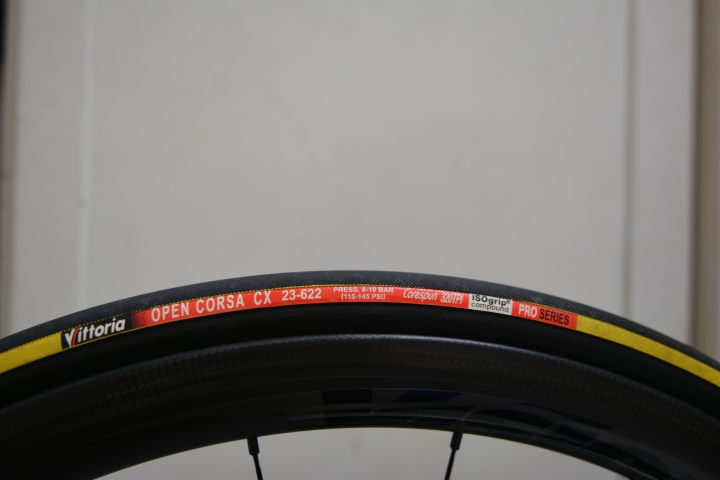 vittoria open corsa evo iii, Michelin pro 4 service course, Continental gp4000s 比較文