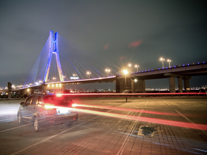 新北夜景習拍，原來離機閃燈並不難