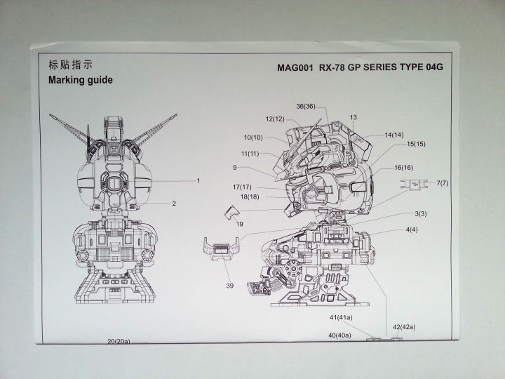 [簡易開箱]MAGNIFIER RX-78 GB04G 1/20 胸像