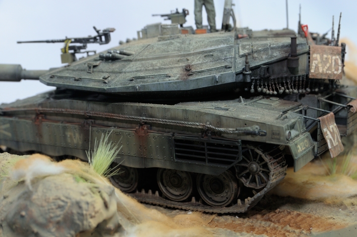 [場景作品分享]  BO-105/PAH-1 ;   Merkava IV