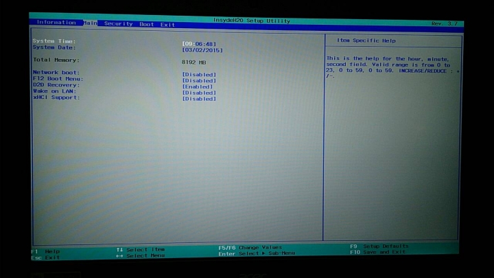 請問VN7-591G 降win7 進入BIOS確無法設定