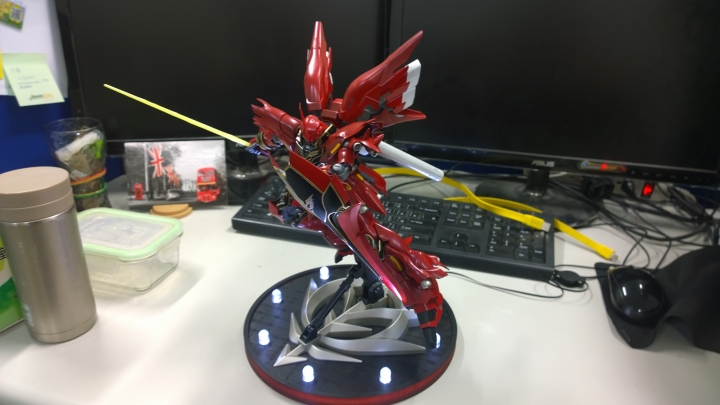 MG新安州+3D列印LED底座(新手全機上色)