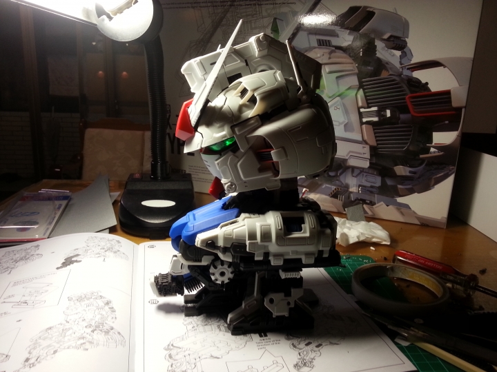 [簡易開箱]MAGNIFIER RX-78 GB04G 1/20 胸像