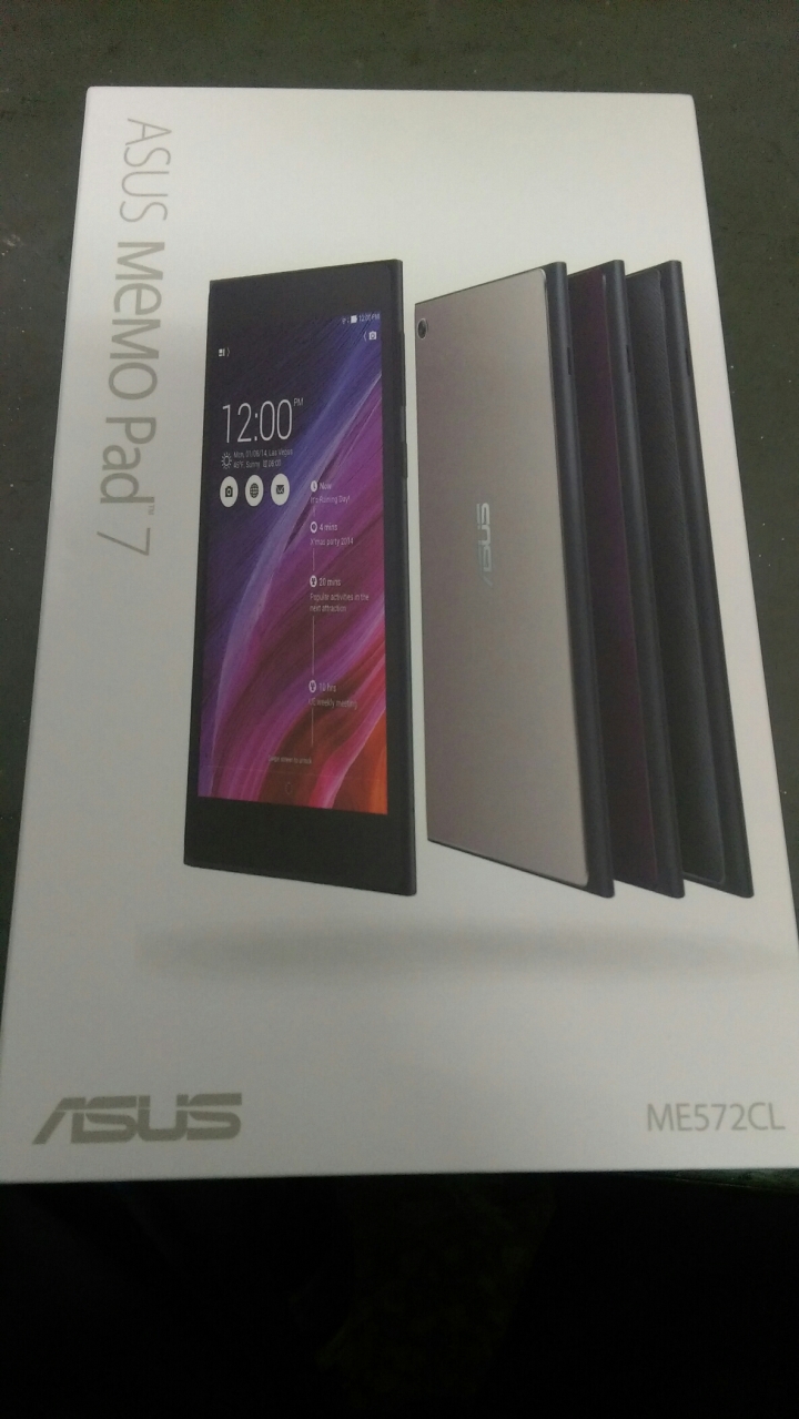 ASUS MeMO Pad 7簡單開箱