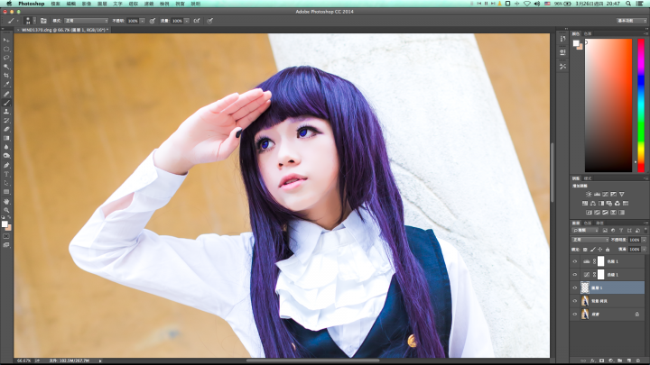 請教photoshop CC有這快捷鍵嗎？