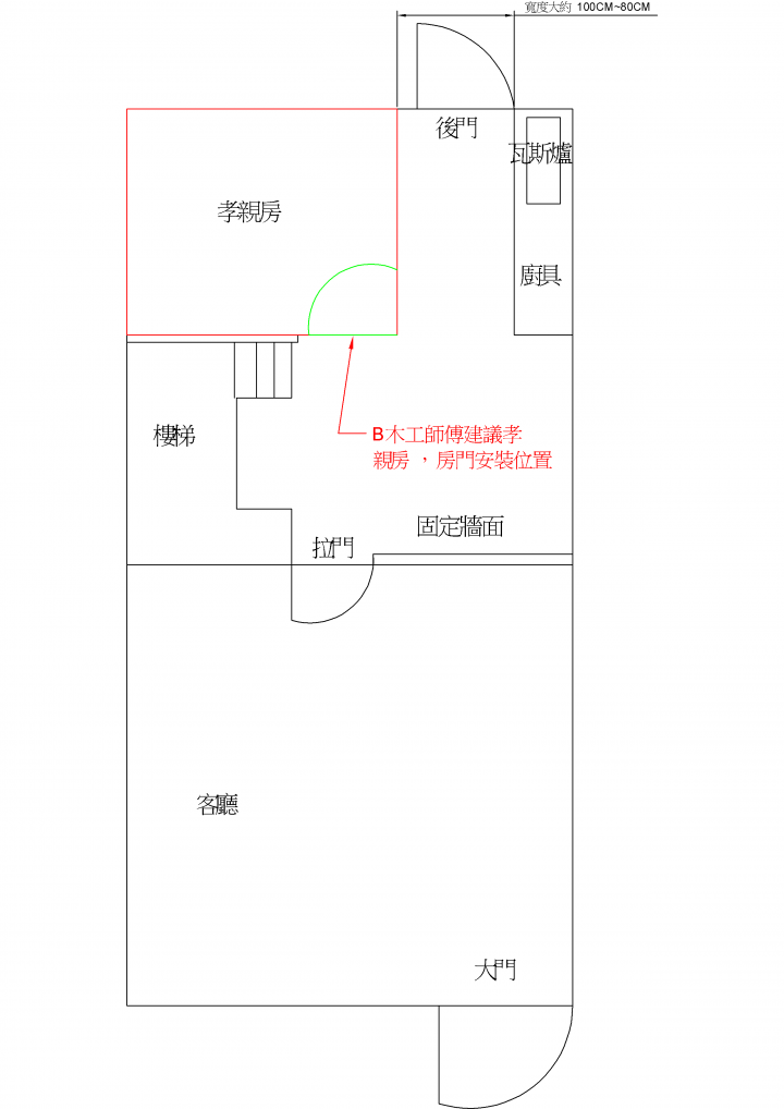透天孝親房裝潢