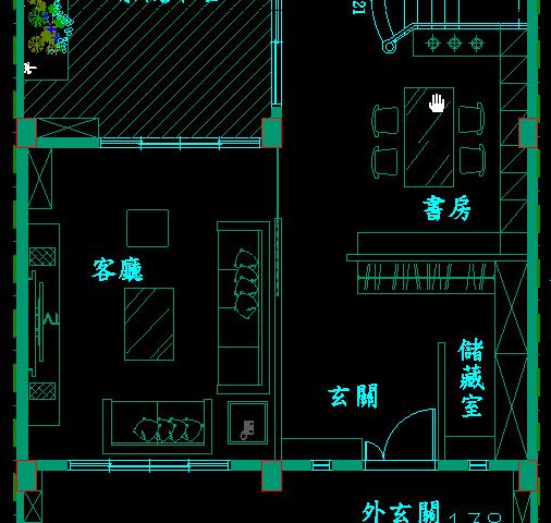 電視和沙發的位置安排