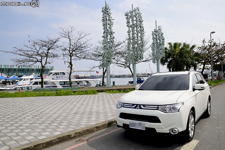 初次宜蘭行的Mitsubishi Outlander白帥帥開箱