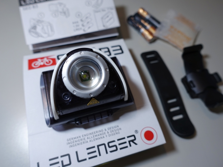 [開箱]德國LED LENSER SEO B3 自行車燈/頭燈 兩用