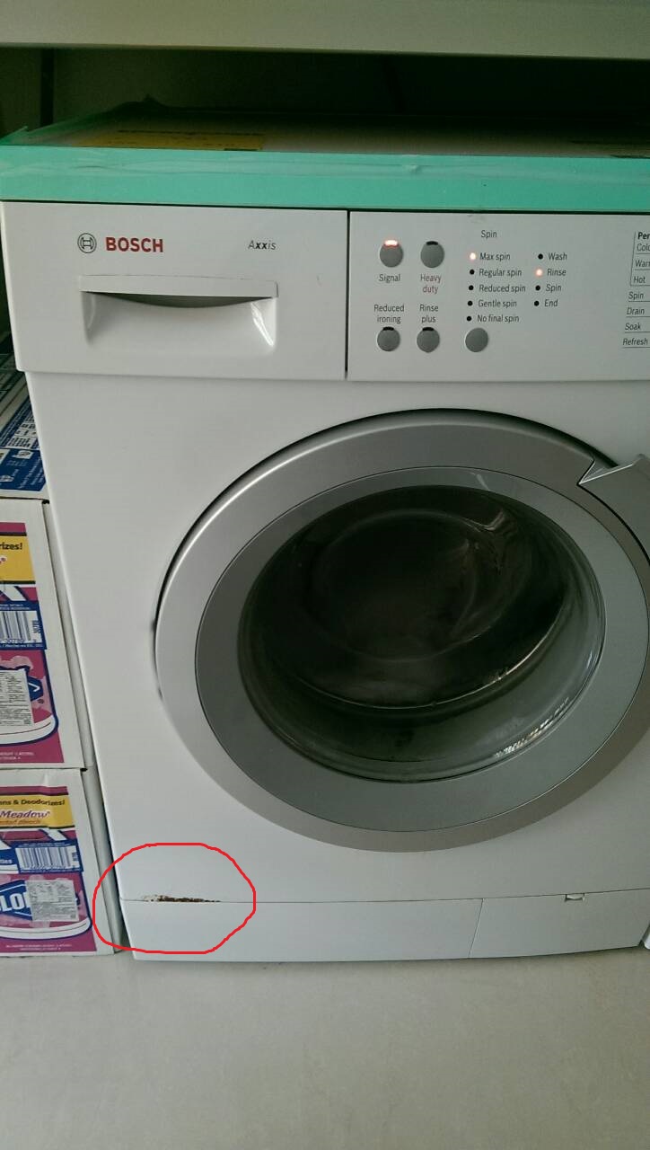 bosch 洗衣機用兩年就生鏽了!!!