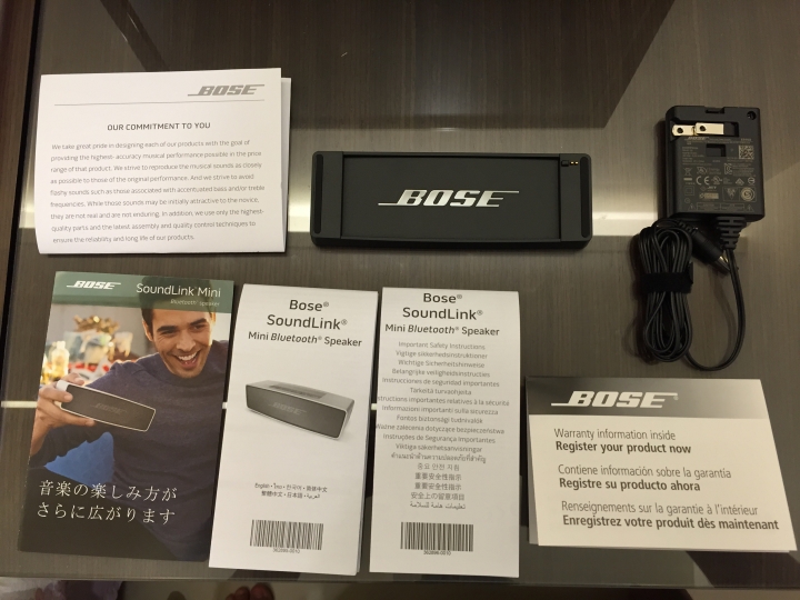 Bose soundlink mini 簡易開箱和心得