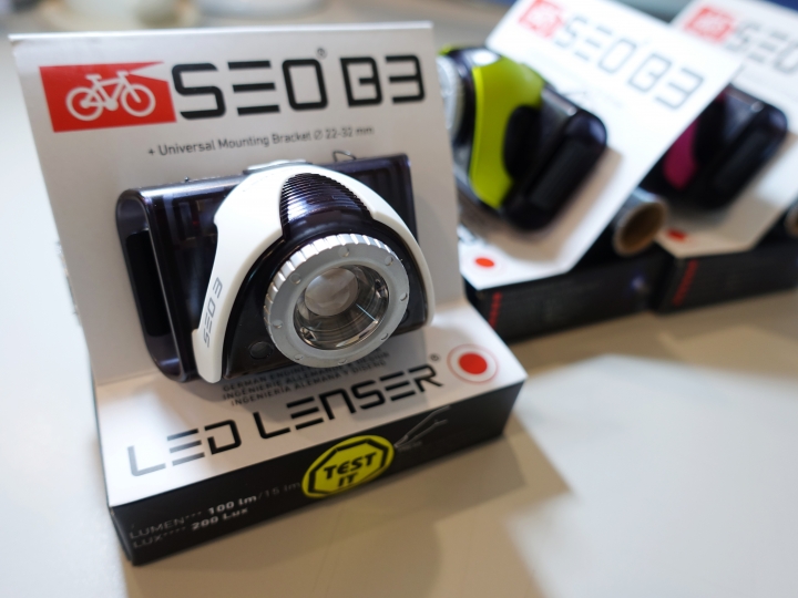 [開箱]德國LED LENSER SEO B3 自行車燈/頭燈 兩用