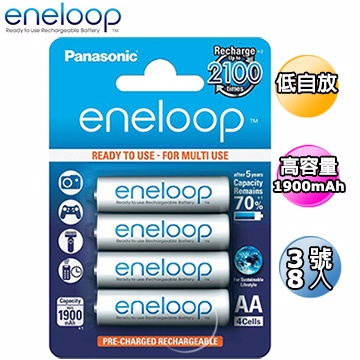 請問這2種 Panasonic eneloop 包裝的差異是甚麼 ?