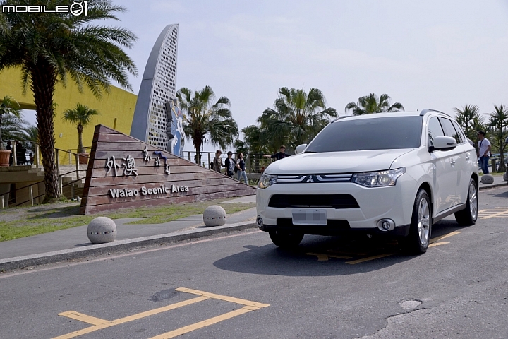 初次宜蘭行的Mitsubishi Outlander白帥帥開箱