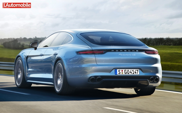 全新 Panamera 間諜照 與 想像圖
