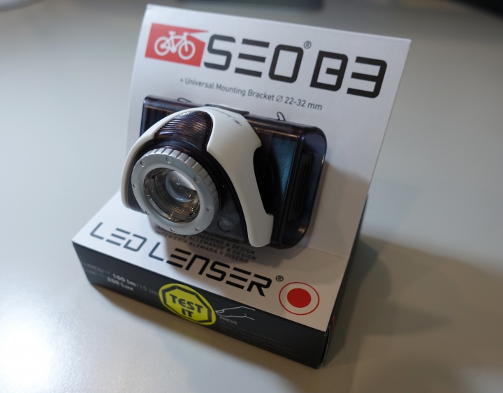 [開箱]德國LED LENSER SEO B3 自行車燈/頭燈 兩用
