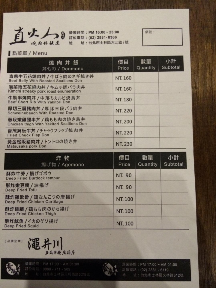 [食記]澠井川-直火人~高CP值日式丼飯