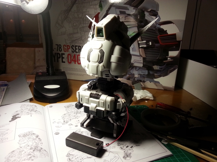 [簡易開箱]MAGNIFIER RX-78 GB04G 1/20 胸像