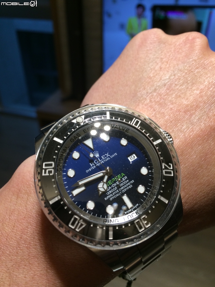終於到手的Rolex Deep sea D-Blue 116660