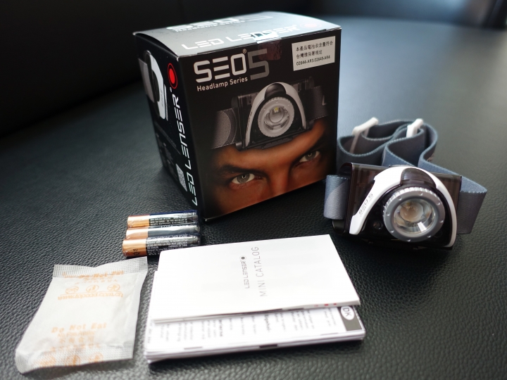 超快速led lenser seo5頭燈開箱
