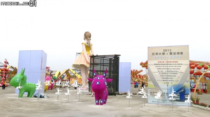 台中烏日燈區白天散步遊
