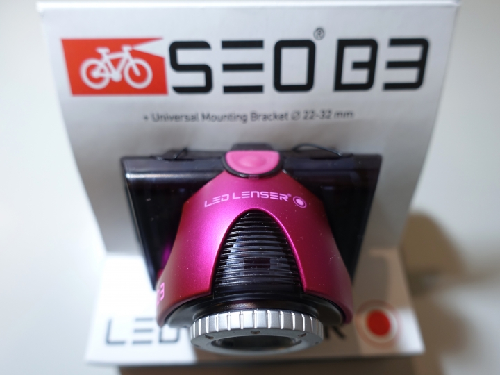 [開箱]德國LED LENSER SEO B3 自行車燈/頭燈 兩用