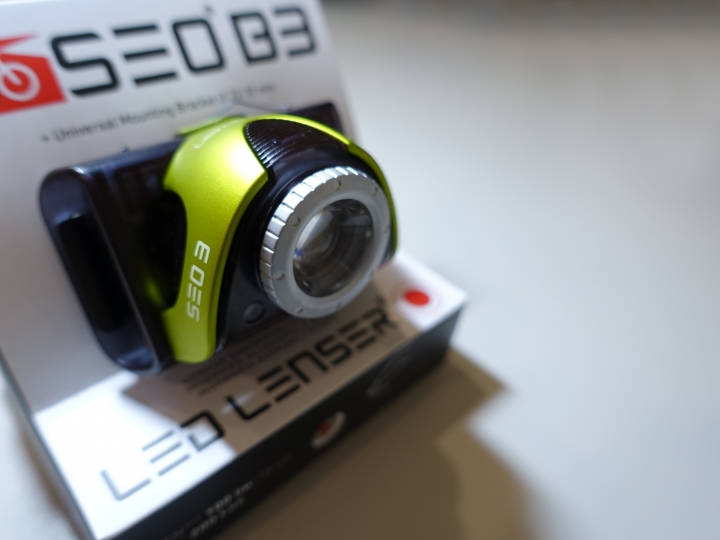 [開箱]德國LED LENSER SEO B3 自行車燈/頭燈 兩用