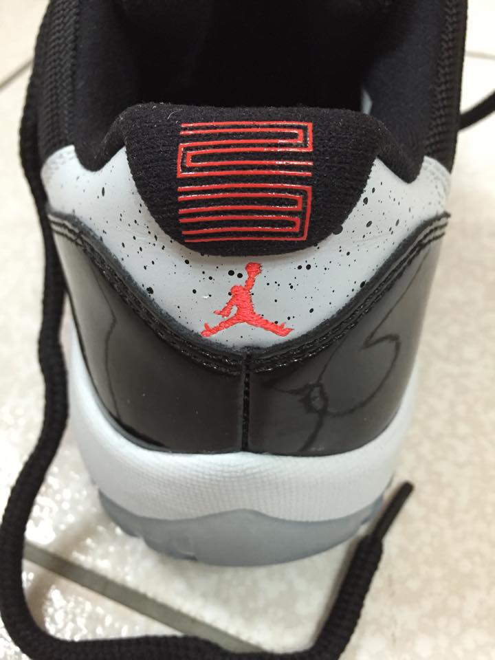 各位大大 幫我鑑定一下 JORDAN 11 LOW INFRARED 真假