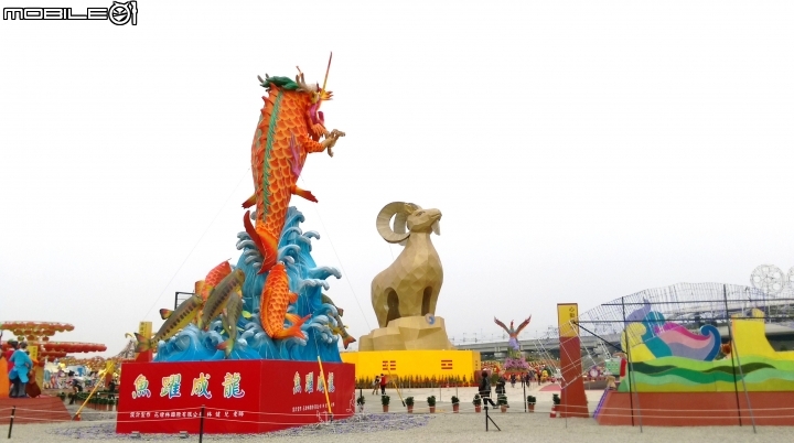 台中烏日燈區白天散步遊
