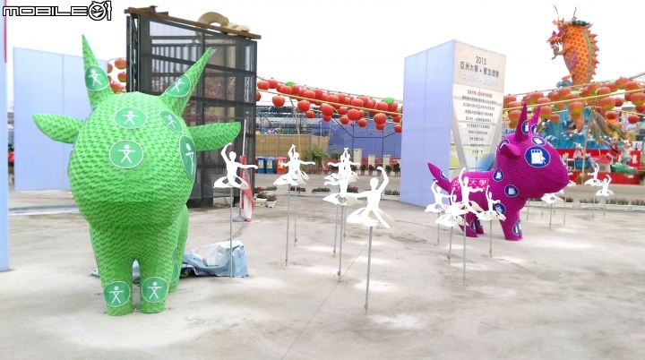 台中烏日燈區白天散步遊
