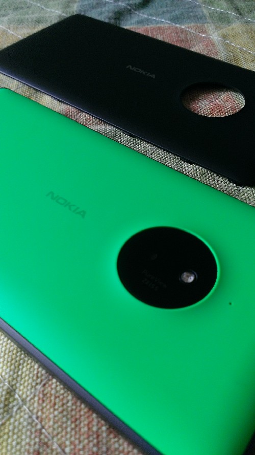 lumia830黑色框+綠色背殼