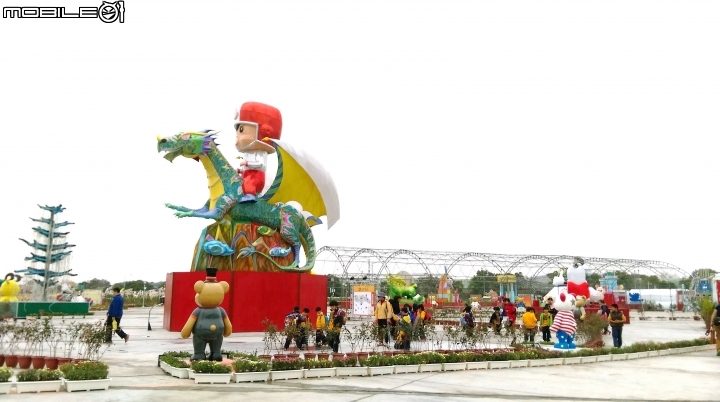 台中烏日燈區白天散步遊